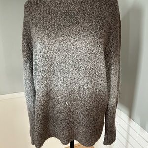 Brooklyn NYC Calling brown ombré sweater